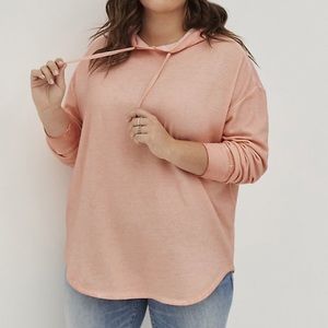 NWT Torrid Fleece Peach Hoodie, size 3